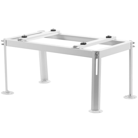 KFFKFF Adjustable Anti-Vibration Ground Stand for Mini Split Air Conditioners and Heat Pumps, Suitable for 9000-24000 BTU Units, 33.46 inch x 16.93 inch x 15.75 inch, Multicolor