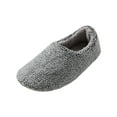 thumbnail image 2 of UTTOASFAY Women's Lambswool Closed Toe Slippers Soft Sole Warm Indoor Comfortable House Shoes Gray, 2 of 4