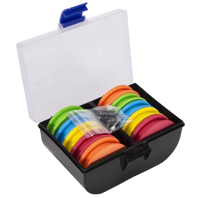 Aparejo De Pesca Eva, 10 Uds., Tablero De Alambre De Bobinado De Espuma, Placa De Línea De Pesca Portátil, Tablero De Línea De Pesca, Enrollador De Alambre De Pesca Seguro Con Caja Guardurnaity OD005236-00