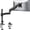 Black, variant on HOMOUNT Single Monitor Arm for 22-32inch, Full-Motion Monitor Mount, Height Adjustable Monitor Stand for Desk, Holds 4.4-22lbs, White