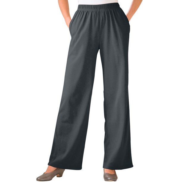 womens wide leg jogging bottoms