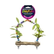 Angle View: Prevue 60235 Birds of Paradise Swing Bird Toy, Multi Color