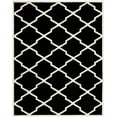 thumbnail image 2 of SAFAVIEH Chatham Franklin Geometric Wool Area Rug, Black/Ivory, 8'9" x 12', 2 of 8