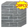 thumbnail image 4 of 20/30/40//50pcs 3D Wall Tile Sticker, Foam Brick Self-Adhesive Anti-Collision Sticker,, 4 of 5