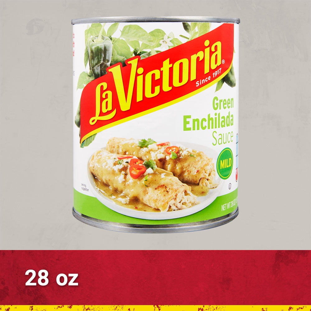 La Victoria Green Chile Enchilada Sauce Mild, 28 Ounce