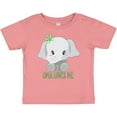 thumbnail image 3 of Inktastic Oma Loves Me- cute elephant Boys or Girls Baby T-Shirt, 3 of 5