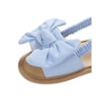 thumbnail image 2 of SUNSIOM Toddlers Kids Stitching Shoes, Back Strap Slippers with Decorative Bow, 2 of 10