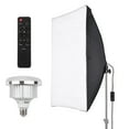thumbnail image 2 of Photography Kit,Led Remote Studio Softbox 45w 3200k-5600k 45w 3200k-5600k Bi-color Led Kit Studio 3200k-5600k Bi-color Temperature With Softbox 45w Kit Softbox Set Studio Product Video Qisuo Buzhi, 2 of 6