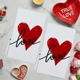 thumbnail image 5 of Valentine's Day Kitchen Towels 1-Pack, 23.6x15.8 Inch Super Absorbent Drying Cloths, Soft Tea Towels for Cooking, Baking, Dish Drying, Holiday Themed Decorative Kitchen Linens, 5 of 6