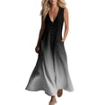 thumbnail image 3 of Sentmoon Cocktail Dress for Women Spring Dresses 2026 Summer Gradient Color Sleeveless Button Down with Pockets Stretchy Loose Fit Fashion Sun Dresses for Women S-2XL, 3 of 8