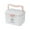 White, variant on Household Box Box Storage Family Pack Small Box Multi Layer Portable Childrens Small Box Home/ Medicine Box White