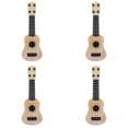 thumbnail image 1 of Prggybuy Kids Toy Portable Small Guitar Model for Festival Display (Beige), 1 of 6