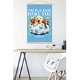 thumbnail image 4 of Jim Baldwin - Triple Dog Dare You Wall Poster with Magnetic Frame, 22.375" x 34", 4 of 5