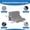 Grey-3PCS, variant on Wedge Pillow Set Plush Grey 3PCS For Bed Sitting, Reading, Recovery