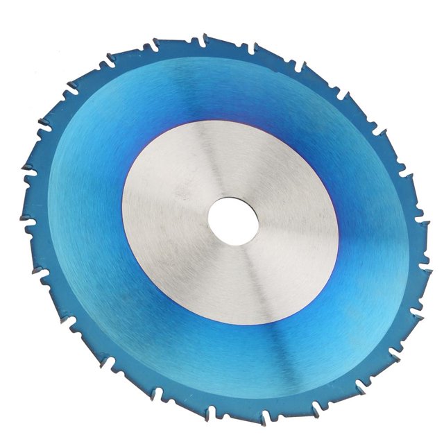 LAFGUR Blue Coating Circular Saw Blade Smooth Wood Cutting Blade Disc 1" ID 60T