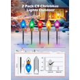 thumbnail image 3 of Cadena de luces Moonflor Strawberry Jumbo C9 Christmas 17 pies 10 LED, 3 of 8