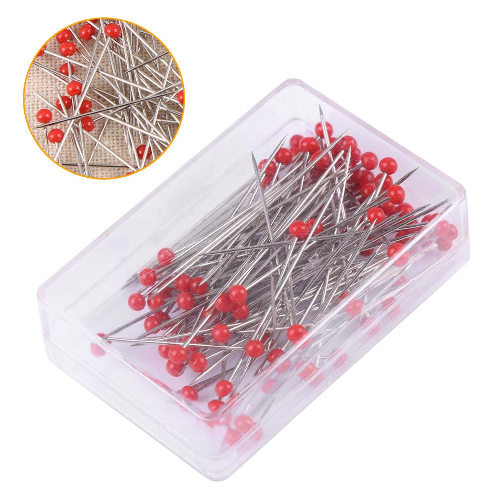 FAGINEY Sewing Pins,Glass Ball Head Pins,800/1000 pcs Straight Pin