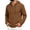 Brown 27#, variant on Men's Quarter Zip Pullover Quilted Sweatshirt | Casual Hooded Jacket , Llightweight Cotton Zipper, Versatile Drawstring Hood,Fall Fashion Streetwear, Gym, Outdoor Jacket Dark Green XL