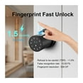 thumbnail image 4 of Q1 Bluetooth Smart Lock Fingerprint Lock Password Lock Suitable for Bedroom Homestay Apartment ,Easy to Operate, 4 of 7