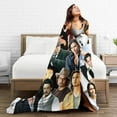 thumbnail image 5 of Blanket Johnny Depp Soft and Comfortable Wool Fleece Throw Blankets for Sofa Office car Camping Yoga Travel Home decoration Cozy Plush Beach Blanket Gift 30"x40", 5 of 6