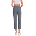 thumbnail image 4 of Work Pants for Women High Waist Stretch Formal Dress Suit Pants Casual Business Slim Fit Office Trousers Slacks, 4 of 6