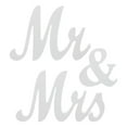 thumbnail image 2 of SMKE Mr And Mrs Sign For Wedding Party Table,Wedding Decorations For Reception,Wedding Signs White, 2 of 4