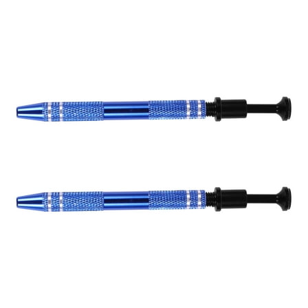 VORCOOL Grip Beads Tweezer Blue Stainless Steel 2Pcs