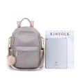 thumbnail image 3 of Backpack shoulder bag women fashionable versatile lightweight grey oxford cloth travel backpacks, 3 of 5