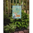 thumbnail image 2 of Carolines Treasures BB7608GF Welcome Friends Pembroke Welsh Corgi Red Flag Garden - Size, 2 of 3