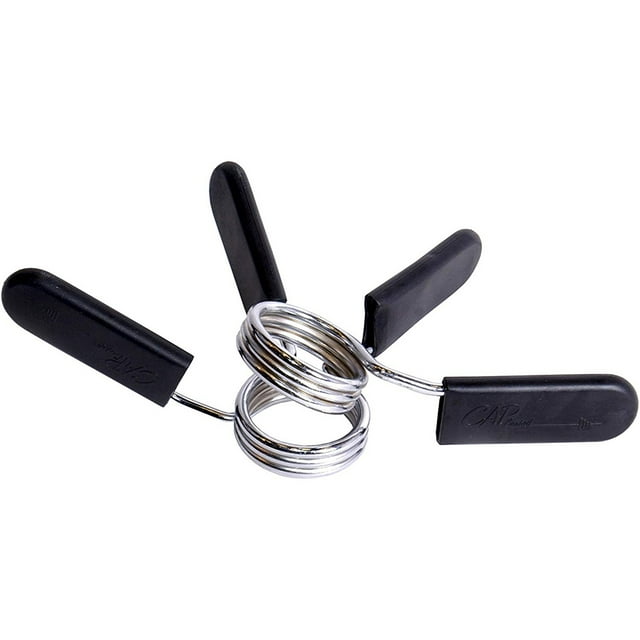 Xingzhi 2pcs Barbell Spring Clamps Workout Weightlifting Fitness Quick Release Weight Bar Locks Clips, 28mm