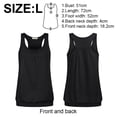 thumbnail image 2 of Womens Sleeveless Round Neck Loose Fit Racerback Yoga Tank Top, 2 of 5