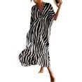 thumbnail image 2 of Fortune Kaftan Bohème pour Femmes, Chemise de Nuit Kimono Ample, Robe de Plage, 2 of 6