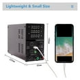 thumbnail image 6 of Adjustable DC Power Supply 30V 10A 60V5A Lab Bench Power Supply Laboratory Stabilized Power Supply Voltage Regulator Switch ,Safe Reliable to Use, 6 of 7