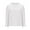 White, variant on lcziwo Womens Causal Shirt Cotton Linen Long Sleeve Shirts Solid Color Reffle T Shirt Summer Vacation tops White S