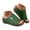 Green, variant on Womens Orthopedic Wedge Sandals Leather Dressy Summer Slip on Slides Arch Support Open Toe Walking Slippers for Beach Vacation Green 9