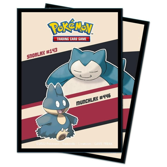 Ultra PRO Snorlax and Munchlax Standard Deck Protector Sleeves (65ct) for Pokémon