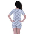 thumbnail image 3 of Moomaya Printed Womens NightwearSet w/ Shorts Cotton Sleepwear 2 Pcs Nightdress, 3 of 5