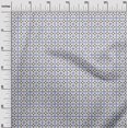 thumbnail image 2 of oneOone Georgette Viscose Fabric Check Ikat Fabric Prints By Yard 42 Inch Wide, 2 of 4