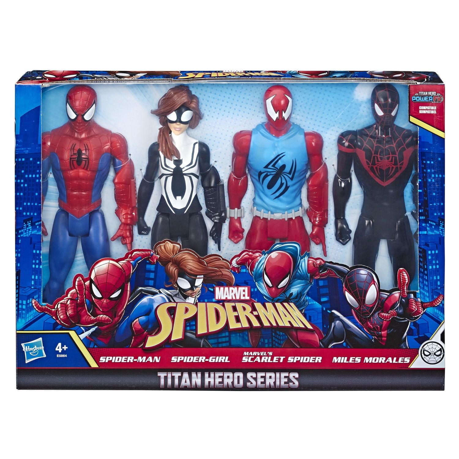 Hasbro E8524 Spiderman Spider-Girl Titan Hero Series 30cm Actionfigur Blast NEU 