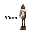 thumbnail image 6 of 12 inch Height Wooden Nutcracker Soldier Ornaments Handcraft, 6 of 10