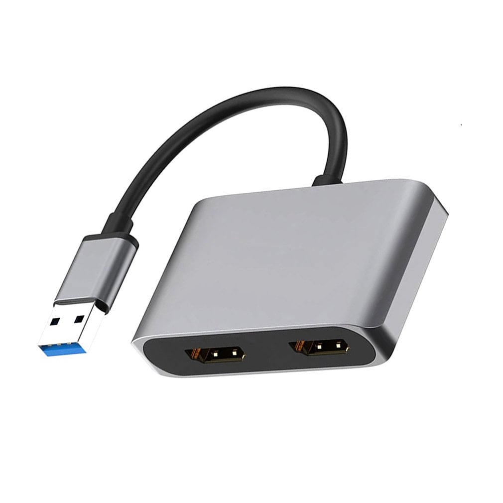 USB 3.0 to Dual HDMI USB to HDMI Ideal for Office // Personal Use Dual 1080p @60hz Output Windows ONLY