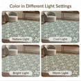 thumbnail image 7 of ODIKA 6'x9' Sage Green Floral Trellis Washable Area Rug Geometric Design With Intricate Motifs And Classic for Family Room, Living Mater Bedroom, Non-Slip, Easy Care, 7 of 7
