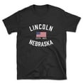 thumbnail image 1 of Lincoln Nebraska Patriot Men's Cotton T-Shirt, 1 of 1