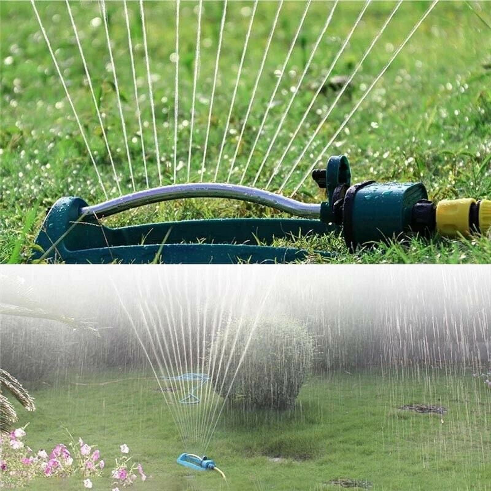 EIMELI Garden Turbo Oscillating Sprinkler 15 Holes Covers Up To 2,800 Sq Ft