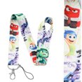 thumbnail image 1 of Inside Out 2 Lanyards Keychain Cartoon Movie Lanyards for Key Neck Strap For Card Keyring Accessories Gifts Credential Holder, 1 of 6