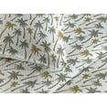 thumbnail image 3 of Ambesonne Tropical Quilted Bedspread Set 3 Pcs, Summer Themed Pattern Palm, Twin, Dark Mustard Army Green, 3 of 4