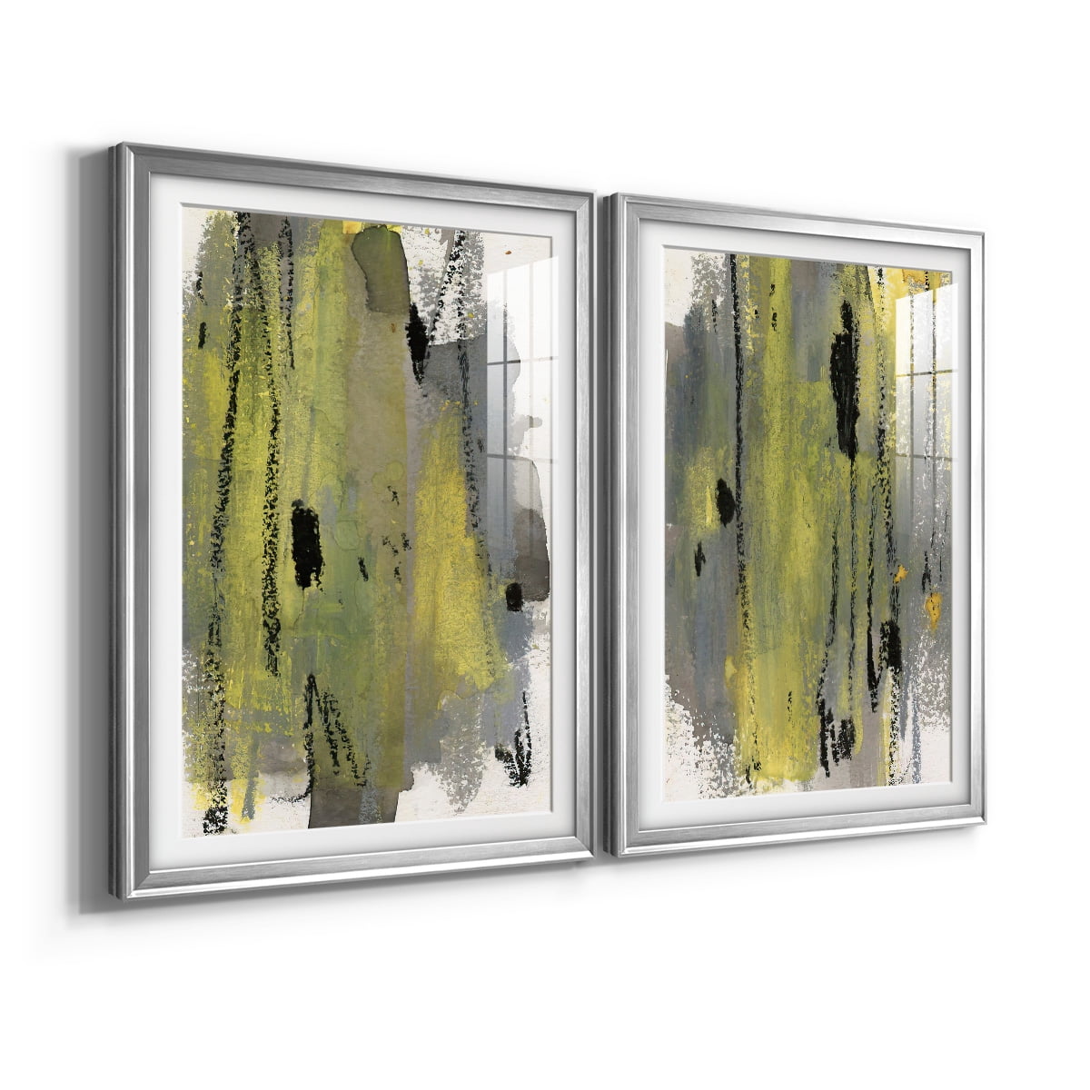 Wexford Home Loft Pastel I Premium Framed Print, 30.5" x 42.5" - Ready to Hang, Silver (Set of 2)