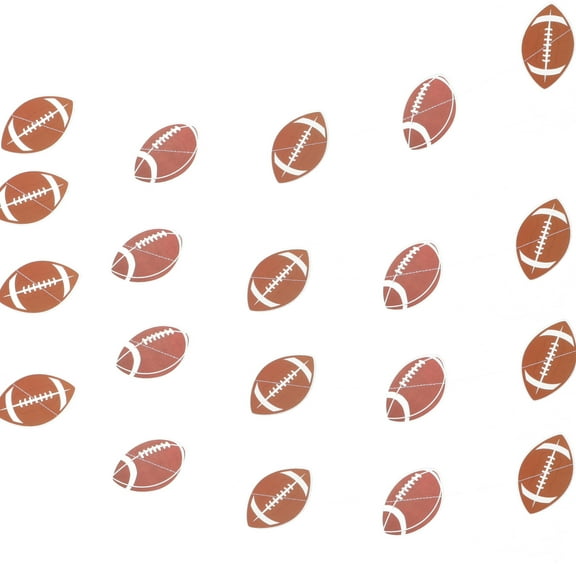 6 Pcs  Football Banner Decoration Hanging Rugby Banner Sports Party Supplies Decor