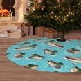 thumbnail image 6 of Yiaed Mallard Ducks Swimming In The Lake Print Christmas Tree Skirt , Tree SkirtsTree Mat for Christmas Winter Holiday Indoor Decorations-48", 6 of 7