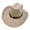 White-Silver Floral, variant on RUINIXCW Western Cowboy Hat for Men Women Cowgirl Hat Felt Wide Brim Fedora Hat with Bull Head Belt Floral Embroidery Roll Up Jazz Hat Themed Party Cap Wedding Festival Costume